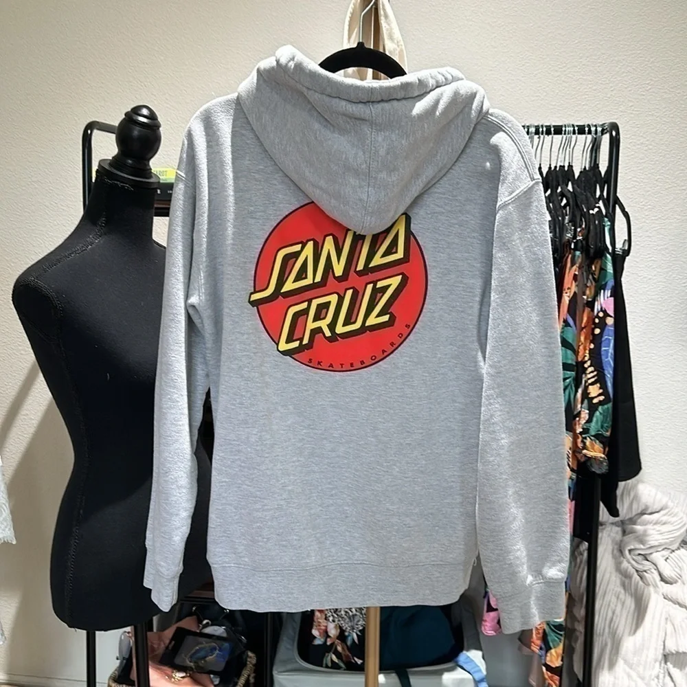 Preloved Santa Cruz gray sweater